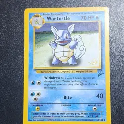 Pokemon Wartortle Wotc Promo 063/130 Stamped Regular 70HP Promo English TCG Card - Image 1
