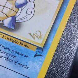 Pokemon Wartortle Wotc Promo 063/130 Stamped Regular 70HP Promo English TCG Card - Image 2