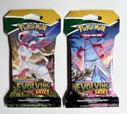 Pokemon Sword & Shield: Evolving Skies - Sleeved Booster Pack (Set Of 2) - Image 1