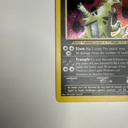 Tyranitar Neo Discovery Pokemon Card TCG Holo Unlimited Rare 12/75 - Image 3