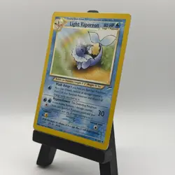 Light Vaporeon 52/105 Neo Destiny LP Pokemon Card WOTC TCG - Image 2