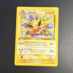 Pokemon TCG Jolteon 1st Edition Jungle non holo Rare 20/64 - Image 1