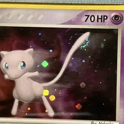 2006 Pokemon Pop Series 4 #4 Mew Holo PSA 4 Swirl - Image 3