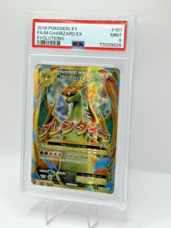 2016 Pokemon XY Evolutions #101 Full Art Mega CHARIZARD EX PSA 9 - Image 2