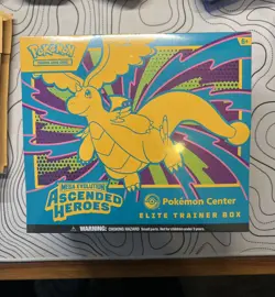 Pokemon TCG Ascended Hero’s Pokemon Center Etb New Sealed Tiny Tear Damage - Image 1