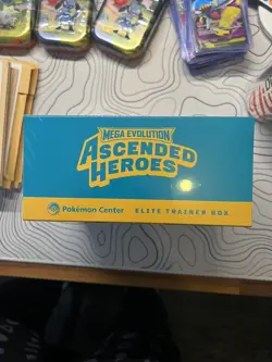 Pokemon TCG Ascended Hero’s Pokemon Center Etb New Sealed Tiny Tear Damage - Image 4