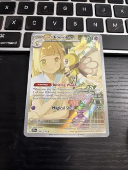 Lillie's Ribombee Illustration Rare Pokemon TCG Journey Together 164/159 S5 - Image 1