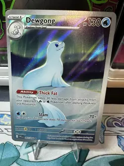 Pokemon TCG Dewgong 97/94 Illustration Rare Phantasmal Flames 2025 NM - Image 1