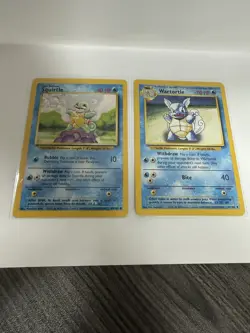 Vintage Pokemon Base Set Lot — Squirtle, Wartortle, Bulbasaur, Ivysaur - Image 1