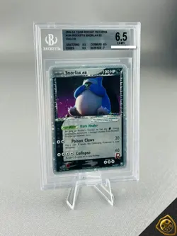 Pokemon Rocket's Snorlax ex #104 BGS 6.5 EX Team Rocket Returns Holo Ultra Raro - Image 1