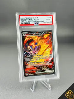 Pokemon Carta MOLTRES EX Team Rocket 229/182 Rivali Predestinati PSA 10 Italiana - Image 1
