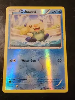 Oshawott 30/114 Reverse Holo Pokemon Steam Siege - Image 1
