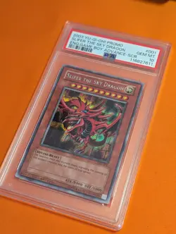 Slifer Obelisk Ra (Secret) GBI-001,2,3 Yu-Gi-Oh! PSA 10 10 8 sequential cert set - Image 2