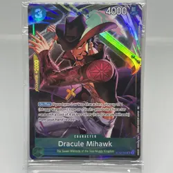 Dracule Mihawk ST12-003 SEALED SR FOIL (Illustration Box Vol. 4) One Piece CCG - Image 1