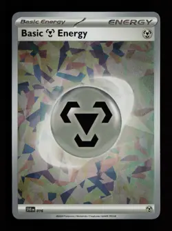 Basic Metal Energy (Cracked Ice Holo) 016 SVE: Scarlet & Violet Pokemon Card - Image 1