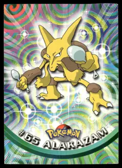 Pokemon Cards Alakazam #65 Topps Trading Cards Series 1 LP *1 - Image 1