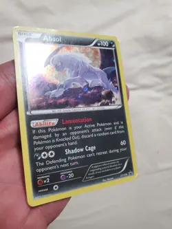 DAMAGED Absol Cosmos Holo XY178 2016 Black Star Promo Pokemon Card - Image 3