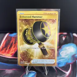 Pokemon TCG Enhanced Hammer Gold Hyper Rare Card 224/167 Twilight Masquerade - Image 1