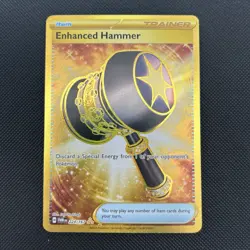 Pokemon TCG Enhanced Hammer Gold Hyper Rare Card 224/167 Twilight Masquerade - Image 2