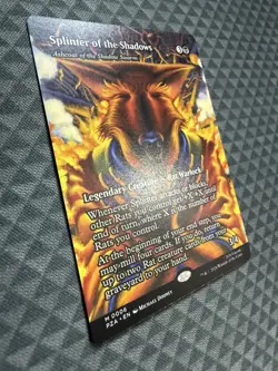 MTG Splinter of the Shadows #0006 Borderless Mythic TMNT Source Material (PZA) - Image 2