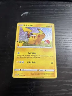 Pikachu General Mills Promo Holo Pokemon Sword & Shield Black Star #SWSH039 S11 - Image 1