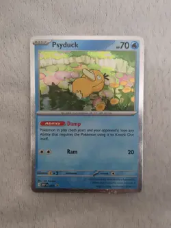 Pokemon TCG Mega Evolutions Black Star Promo Psyduck MEP007 - With SWIRL - Image 1