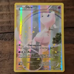 Pokemon TCG Mew XY110 Promo Holo Basic Card XY Set English - Image 1