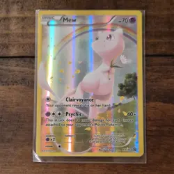 Pokemon TCG Mew XY110 Promo Holo Basic Card XY Set English - Image 3
