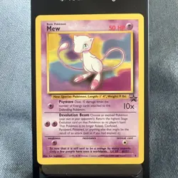 1999 Original Vintage Pokemon TCG : Mew Promo Card #8 Rare NP - Image 1