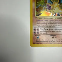 Charizard Pokemon Card 1999 Base Set Holo 4/102 - Image 3