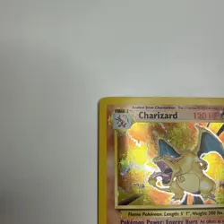 Charizard Pokemon Card 1999 Base Set Holo 4/102 - Image 4