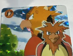 1997 Japanese Pokemon Carddass Prism #17 Charizard Anime Battle Card Holo - Image 5