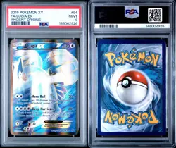 🔥 2015 POKEMON XY ANCIENT ORIGINS #94 FULL ART/LUGIA EX PSA 9 BRAND NEW CERT! - Image 4