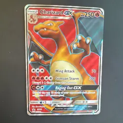 Pokemon Charizard GX Full Art Promo Holo Card SM60 Stage 2 HP250 English TCG - Image 1