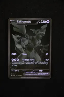 Zekrom EX - 172/086 - S&V Black Bolt English - Pokemon TCG (PACK FRESH, NM) - Image 1