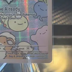 After Skool Hobby Pokemon S2 Ditto/Squirtle Full Art Non-TCG NM-Mint - Image 5