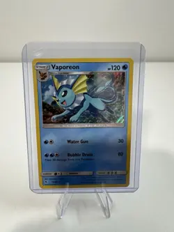 Pokemon TCG Vaporeon 18/68 Holo Rare Hidden Fates - Image 2