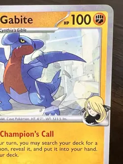 Cynthia's Gabite 103/182 Prize Pack Series 8 Play! Pokemon Stamped DRI Near Mint - Image 3