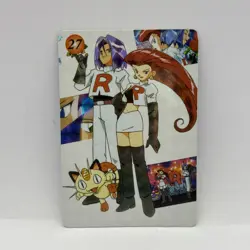 1998 Bandai Pokemon Carddass Team Rocket #27 Prism Holo Japanese LP - Image 1