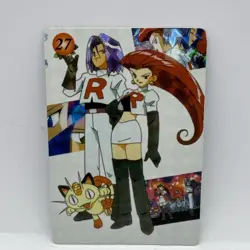1998 Bandai Pokemon Carddass Team Rocket #27 Prism Holo Japanese LP - Image 2