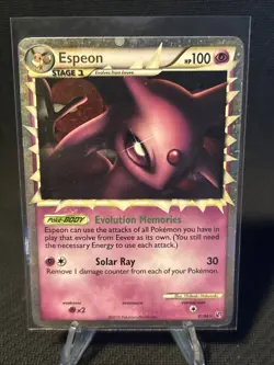 Pokemon Espeon Prime 81/90 Ultra Rare Holo HGSS Undaunted - Image 1