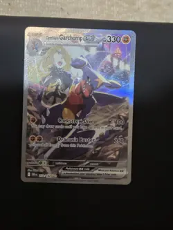 Pokemon TCG Cynthia's Garchomp EX 232/182 Sv10 Destined Rivals Holo Rare - Image 1