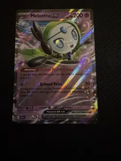 Meloetta ex 044/086 Pokemon TCG SV: Black Bolt Double Rare Holo English - Image 1