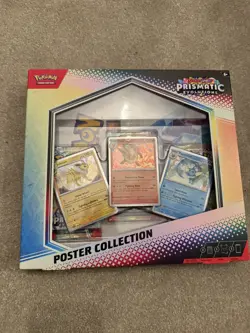 Pokemon TCG Prismatic Evolutions Poster Collection Box New & Sealed - Image 1