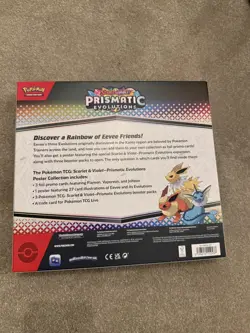 Pokemon TCG Prismatic Evolutions Poster Collection Box New & Sealed - Image 2