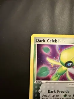 Pokemon Dark Celebi Holo Rare TCG Card 4/101 Hidden Legends 2004 LP - Image 2