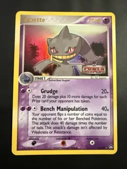 Pokemon Card Banette 4/108 Reverse Holo Stamped EX Power Keepers LP Condition - Image 1