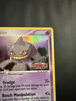 Pokemon Card Banette 4/108 Reverse Holo Stamped EX Power Keepers LP Condition - Image 4