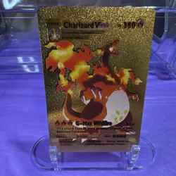 Pokemon Charizard VMAX Gold Foil Card - Image 1