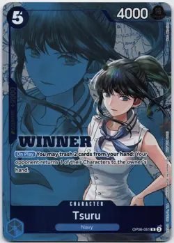 Tsuru (Winner Pack 2025 Vol. 4) R One Piece Promotion Cards OP06-051 NM - Image 1